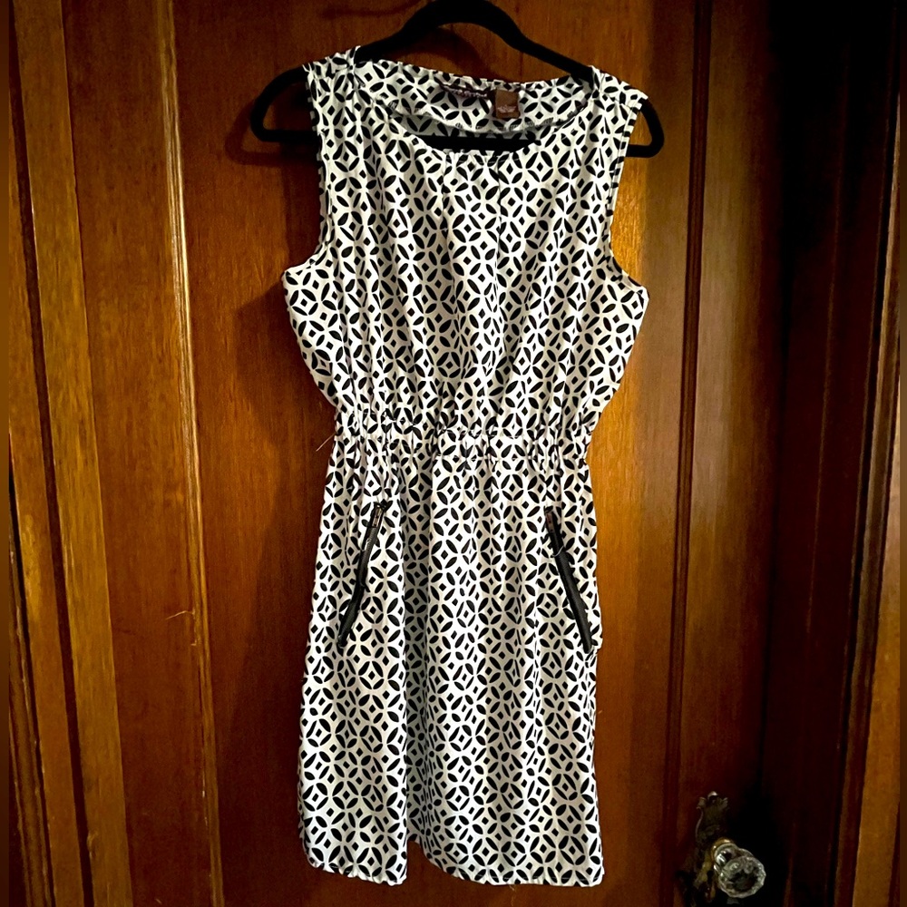 Black and White Vintage-style Dress